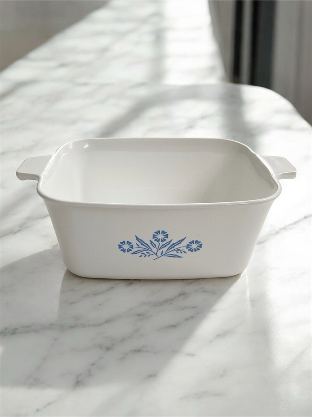 CorningWare Blue Cornflower P-4-B 1.5 Qt Casserole Dish No Lid USA